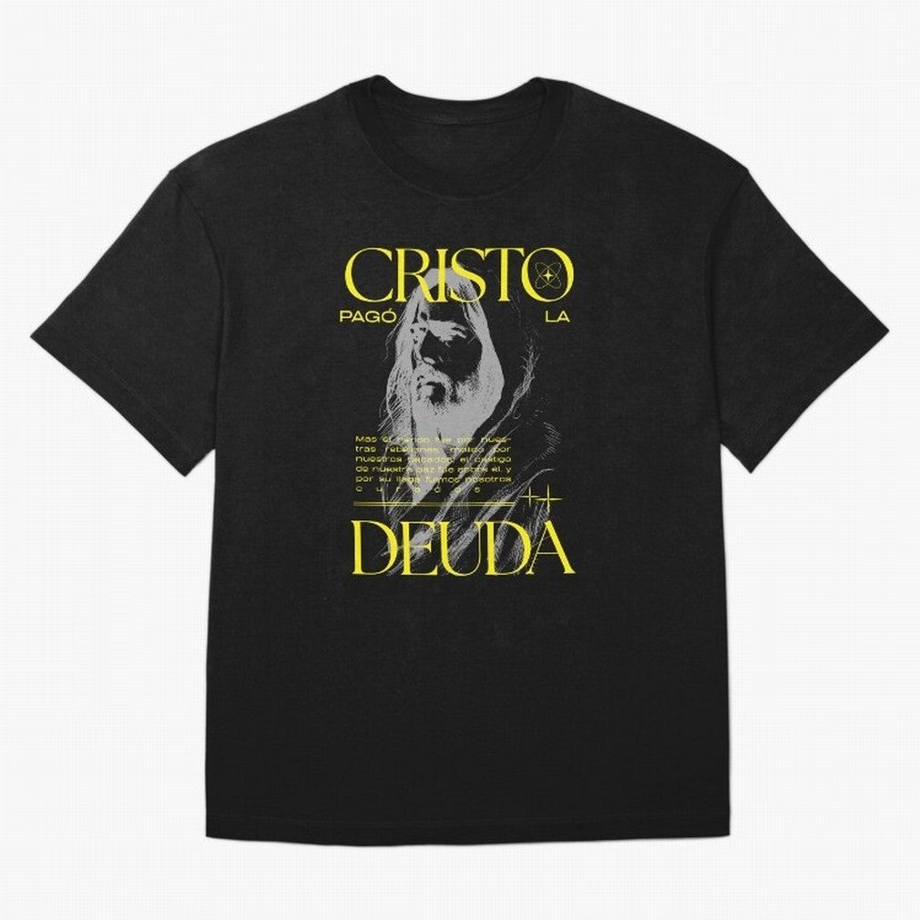 Cristo Pag¨® la Deuda - Isa¨ªas 53:5 Streetwear Style Oversized T-Shirt Celebrate Soccer Greatness during FIFA World Cup 2026 Group Stage Highlighting Messi, Neymar and Mbappe, England and Germany Energy, Fan Favorite Moments, National Team