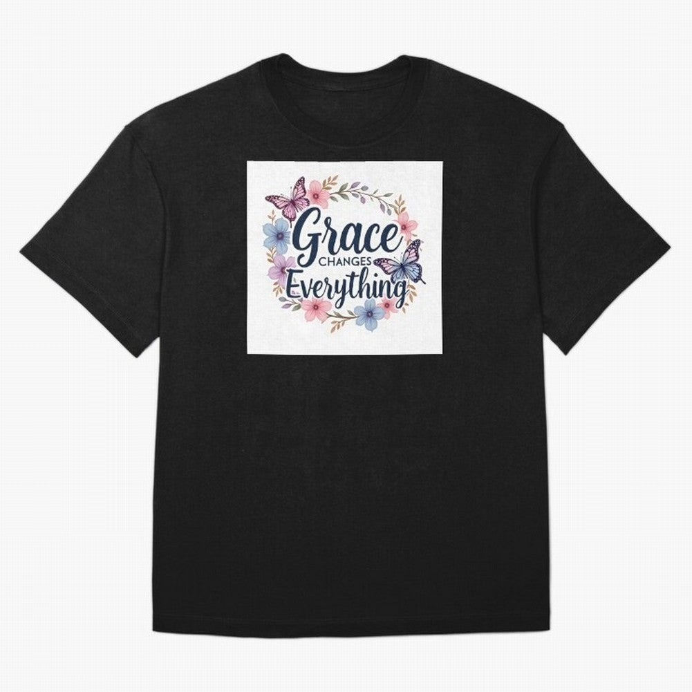 Grace Of God Changes Everything Oversized T-Shirt Show Passion for the Stars of Match Day Hype around FIFA World Cup 2026, Cristiano Ronaldo, Haaland and CR7, Germany, Worldwide Fan Energy, Dramatic Goals, Stadium Lights and Championship