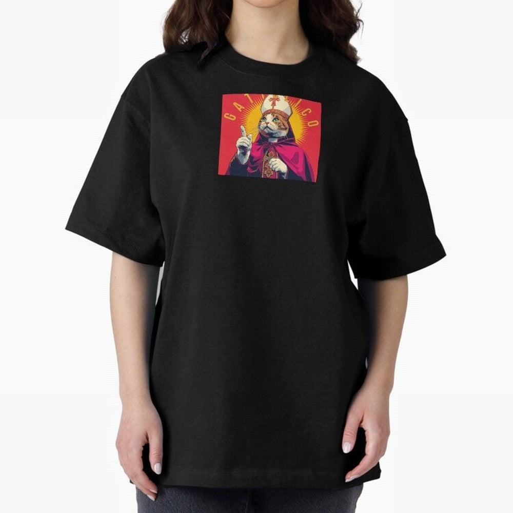 Gattolico Oversized T-Shirt Follow the Final Road of Global Football Passion for FIFA World Cup 2026 Group Stage, Built around Haaland, Brazil, Vintage Soccer Flavor, Modern Football Stars, National Flags and Final Night Emotion; Made for