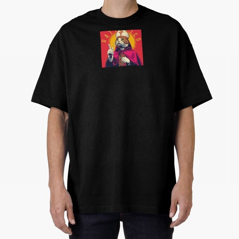 Gattolico Oversized T-Shirt Follow the Final Road of Global Football Passion for FIFA World Cup 2026 Group Stage, Built around Haaland, Brazil, Vintage Soccer Flavor, Modern Football Stars, National Flags and Final Night Emotion; Made for