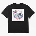 Grace Changes Everything T Shirt Oversized T-Shirt Celebrate the Biggest Stage of Match Day Hype around FIFA World Cup 2026 Group Stage, Haaland and Mbappe, Portugal, Spain and Germany, Sports Nostalgia, International Competition, Famous Players