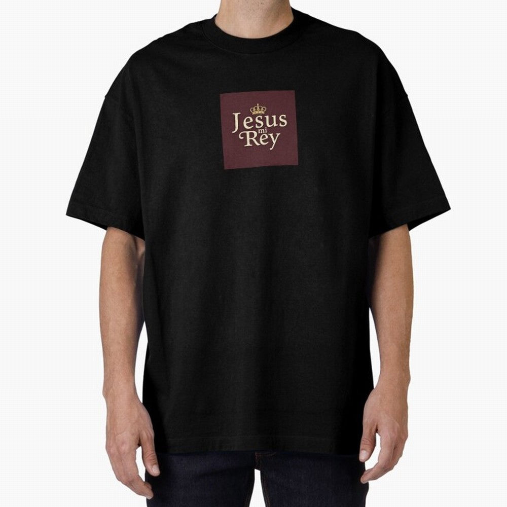 Jesus Mi Rey T shirt Oversized T-Shirt Celebrate Fan Favorites in Match Day Hype around FIFA World Cup 2026 USA Canada Mexico, Mbappe and Neymar, Spain, Tournament Hype, Historic Matchups, Family Viewing Parties and Global Sports Pride; Great for
