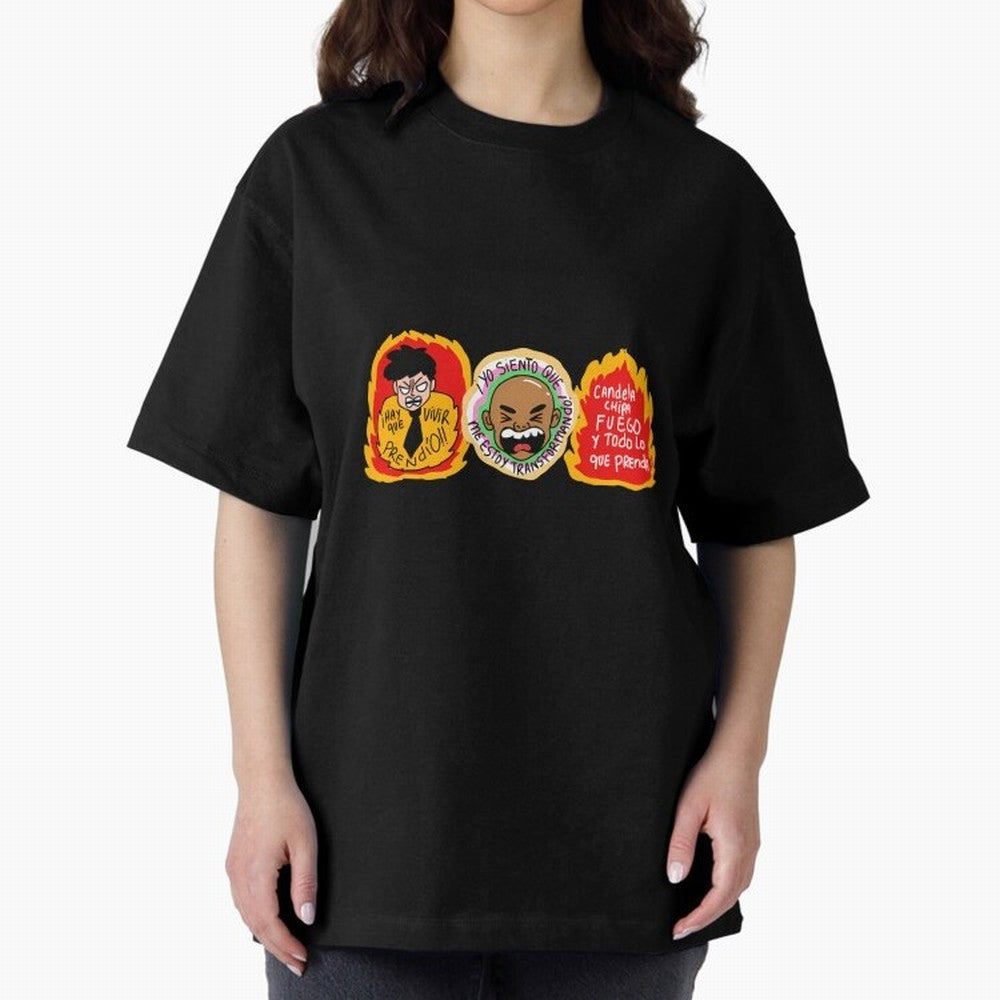 Hay Que Vivir Prendo Yo Siento Que Me Estoy Transformando Candela Chipa Fuego Y Todo Lo Que Prenda Oversized T-Shirt Capture Stadium Memories from the FIFA World Cup 2026 USA Canada Mexico Journey through Haaland and Mbappe Highlights, Germany