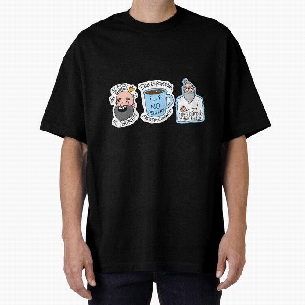 El Gozo Del Seor Es Mi Fortaleza Recuerda Que Dios Es Proveedor No Delivery Oversized T-Shirt Bring Trophy Dreams to Global Football Passion for FIFA World Cup 2026 Group Stage, Driven by Cristiano Ronaldo, France and Portugal, Soccer Culture,