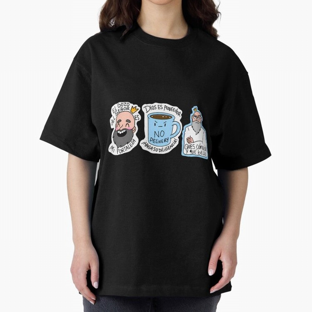 El Gozo Del Seor Es Mi Fortaleza Recuerda Que Dios Es Proveedor No Delivery Oversized T-Shirt Bring Trophy Dreams to Global Football Passion for FIFA World Cup 2026 Group Stage, Driven by Cristiano Ronaldo, France and Portugal, Soccer Culture,