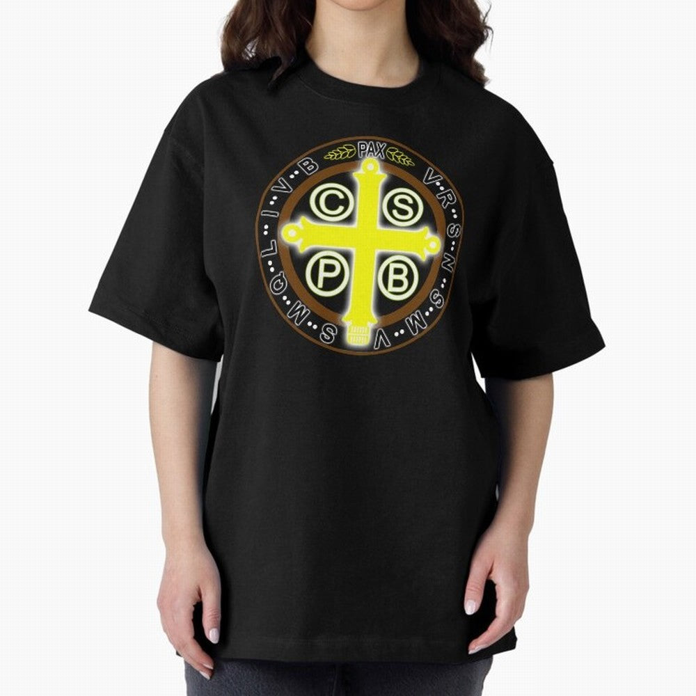 Medalla de San Benito Color Back Oversized T-Shirt Represent Football Lovers during FIFA World Cup 2026 Group Stage Spirit, Connected to England, CR7, Supporter Pride, Iconic Celebrations, Legendary Names and Global Match Day Energy; Ideal for