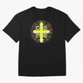 Medalla de San Benito Color Back Oversized T-Shirt Represent Football Lovers during FIFA World Cup 2026 Group Stage Spirit, Connected to England, CR7, Supporter Pride, Iconic Celebrations, Legendary Names and Global Match Day Energy; Ideal for