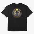Medalla de San Benito Color Frontal Oversized T-Shirt Join FIFA World Cup 2026 Made for Messi and Cristiano Ronaldo, England Energy, Vintage Soccer Flavor, Modern Football Stars, National Flags and Final Night Emotion; Ideal for Fans Who Follow