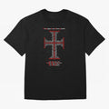 Cruz Ang¨¦lica de Santo Tom¨¢s de Aquino Red n White Oversized T-Shirt Carry the Colors and Pride of Global Football Passion for FIFA World Cup 2026, Highlighting Messi, Neymar and Mbappe, England and Germany, Goal Celebration Energy, Supporter