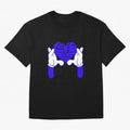 Love Never Fails ¨C Heart Calligram Oversized T-Shirt Celebrate Classic Football Spirit in FIFA World Cup 2026 Group Stage Inspired by Neymar, Haaland and Cristiano Ronaldo, England, France and Netherlands Energy, Retro Football Energy, Iconic