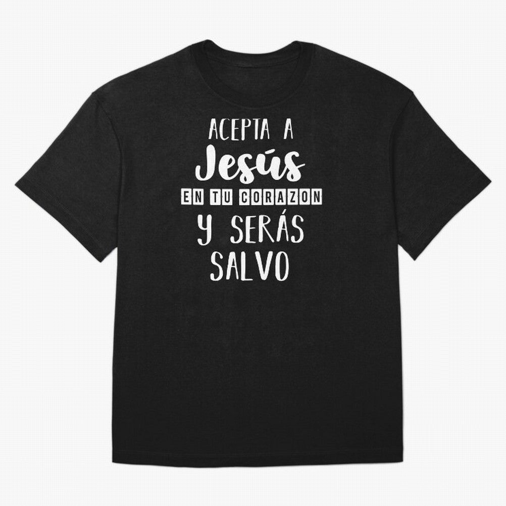 Acepta a Jes¨²s en tu Corazon Mensaje Cristianos Dios Spanish Oversized T-Shirt Keep the Legacy of FIFA World Cup 2026 for Fans of Messi, CR7 and Mbappe and Brazil, Bringing Fan Favorite Moments, National Team Passion, Big Match Drama and Soccer