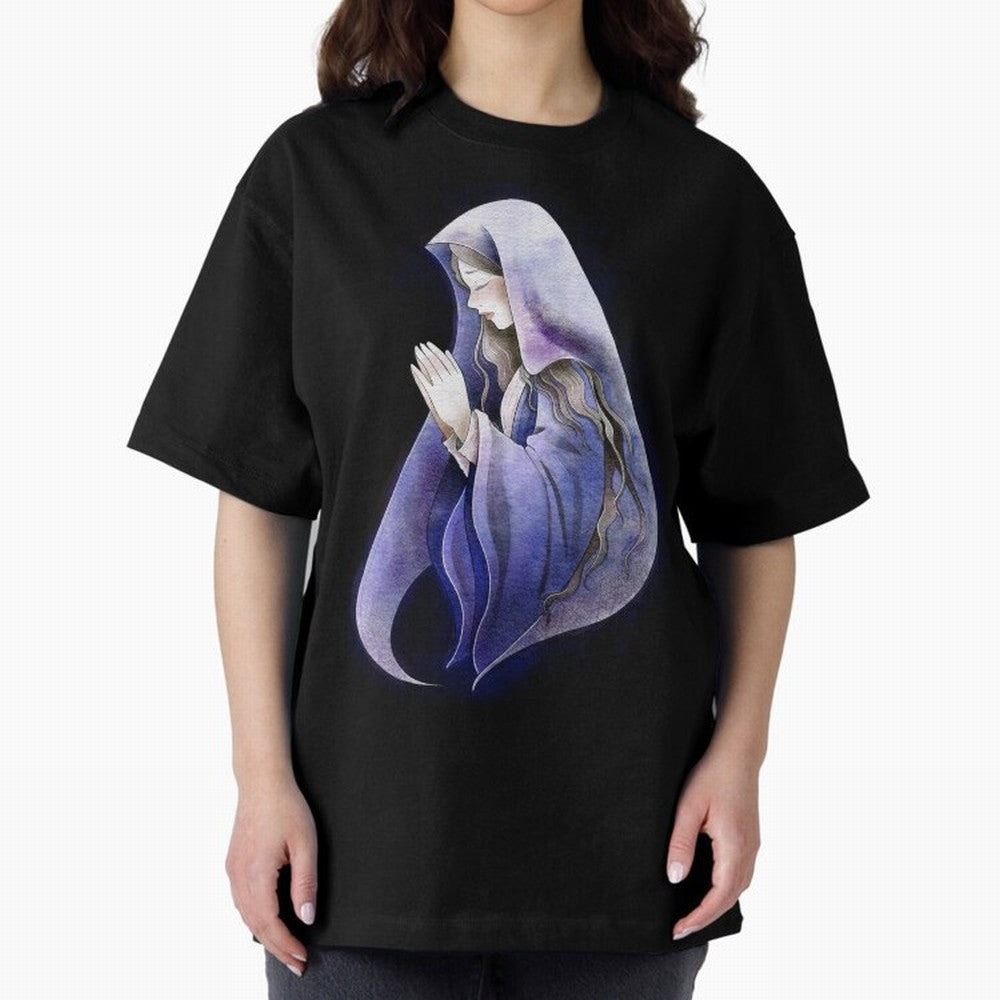 Holy Mary, Mother of God Oversized T-Shirt Showcase the FIFA World Cup 2026 Group Stage Journey through Messi and Cristiano Ronaldo Highlights, England, France and Netherlands Pride, Classic Soccer Heritage, Championship Pressure, Fan Loyalty and