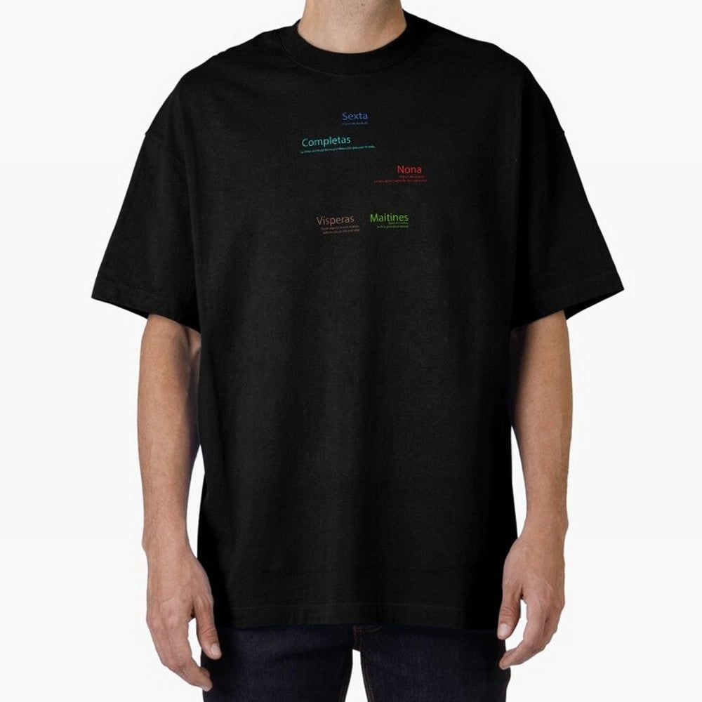 Reloj de tiempos de oraci¨®n cristianos Oversized T-Shirt Follow the Final Road of FIFA World Cup 2026 Group Stage for Fans of Cristiano Ronaldo and Argentina and Brazil, Bringing Tournament Hype, Historic Matchups, Family Viewing Parties and