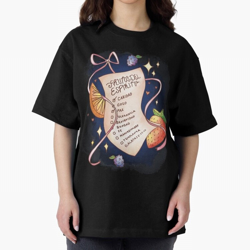 Chrisitian Frutos del Espiritu, Cristiano, Iglesia, Religioso Oversized T-Shirt Honor the Beautiful Game during FIFA World Cup 2026 for Fans of Messi and England, Bringing Soccer Culture, Superstar Moments, National Team Dreams and Competitive