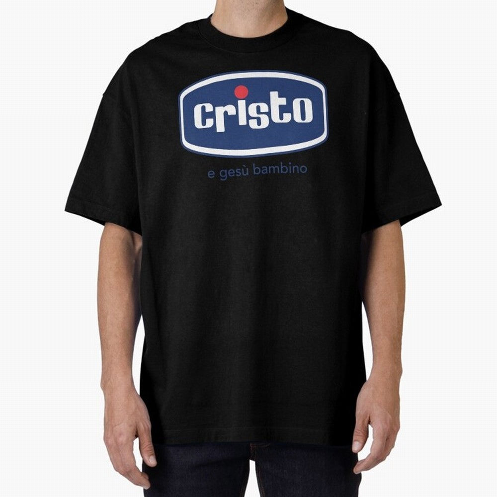 Cristo e ges¨´ bambino ? Oversized T-Shirt Feel the Roar of Match Day Hype around FIFA World Cup 2026 Group Stage, Neymar, France and Portugal, Global Supporter Spirit, Legendary Goals, National Colors and Tournament Celebration; Made for
