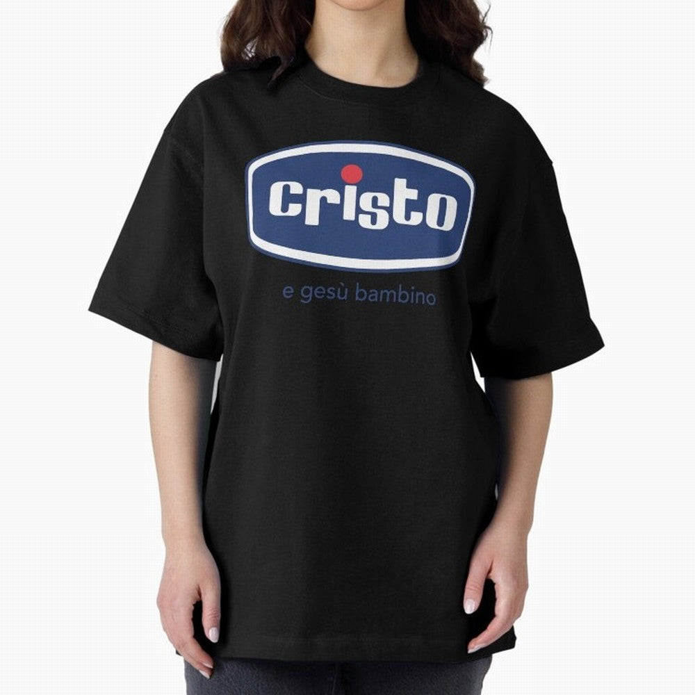 Cristo e ges¨´ bambino ? Oversized T-Shirt Feel the Roar of Match Day Hype around FIFA World Cup 2026 Group Stage, Neymar, France and Portugal, Global Supporter Spirit, Legendary Goals, National Colors and Tournament Celebration; Made for