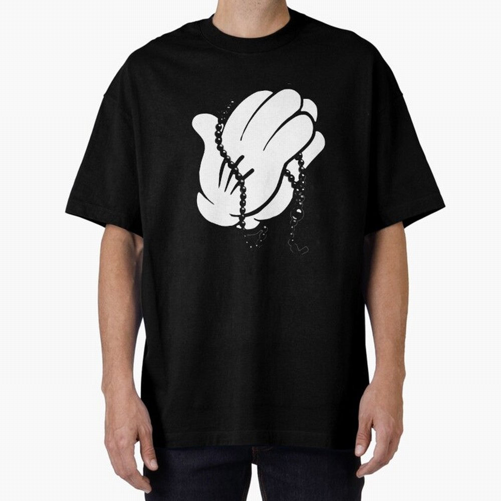 Funny praying hands Oversized T-Shirt Fuel FIFA World Cup 2026 Capturing Messi, Neymar and Mbappe, Spain Energy, Football History, Final Match Energy, Crowd Noise and Once in a Lifetime Moments; Made for Collectors Who Enjoy Iconic Players, Country