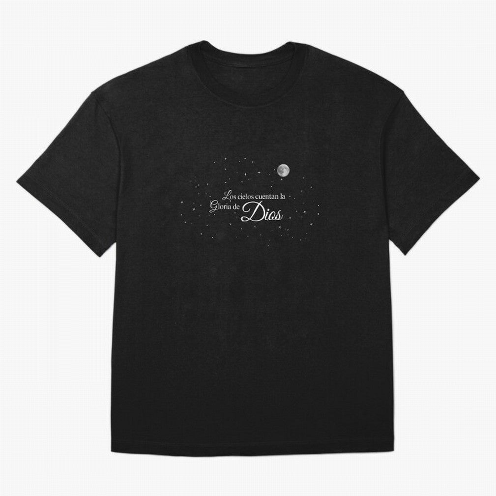 Los cielos cuentan la Gloria de Dios - Salmo 19 Oversized T-Shirt Feel FIFA World Cup 2026 Spirit, Connected to Spain and Netherlands, CR7, Classic Soccer Heritage, Championship Pressure, Fan Loyalty and International Pride; Made for Die Hard