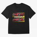 Ferarri F Concept Oversized T-Shirt Celebrate Classic Football Spirit in Match Day Hype around FIFA World Cup 2026 USA Canada Mexico, Mbappe, Brazil, Classic Soccer Heritage, Championship Pressure, Fan Loyalty and International Pride; Perfect for
