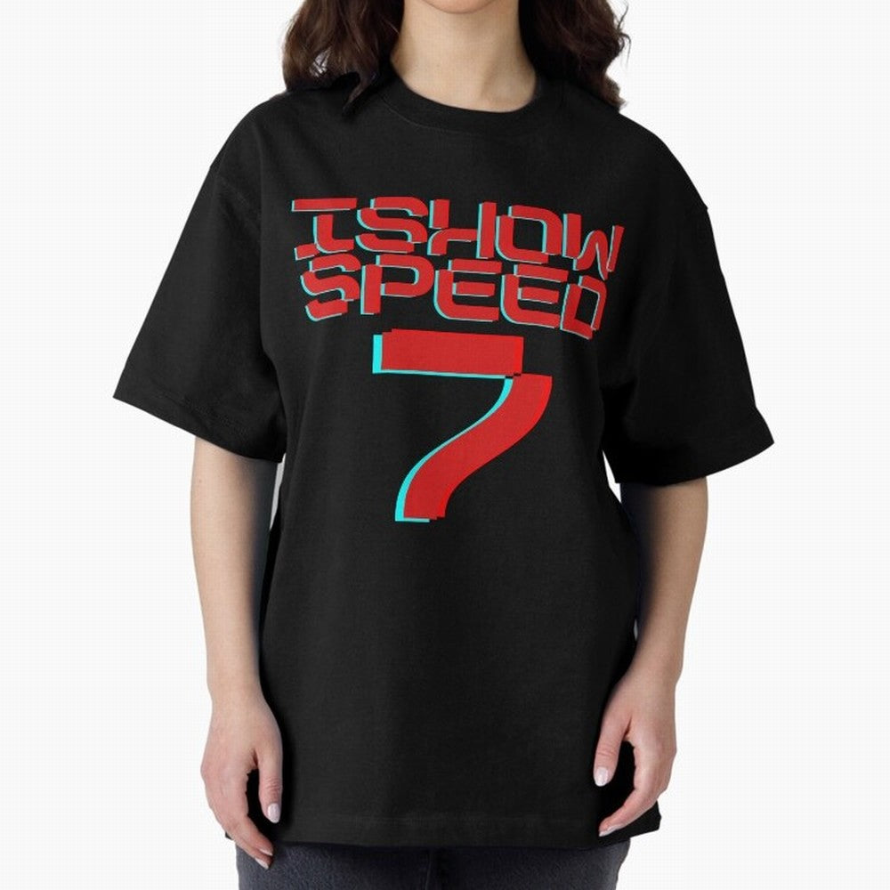 Ishowspeed Oversized T-Shirt Represent Match Day Hype around FIFA World Cup 2026, Haaland and Mbappe, England and Germany, Championship Spirit, Famous Goals, Roaring Crowds and International Football Unity; Ideal for Football Dads, Football Moms,