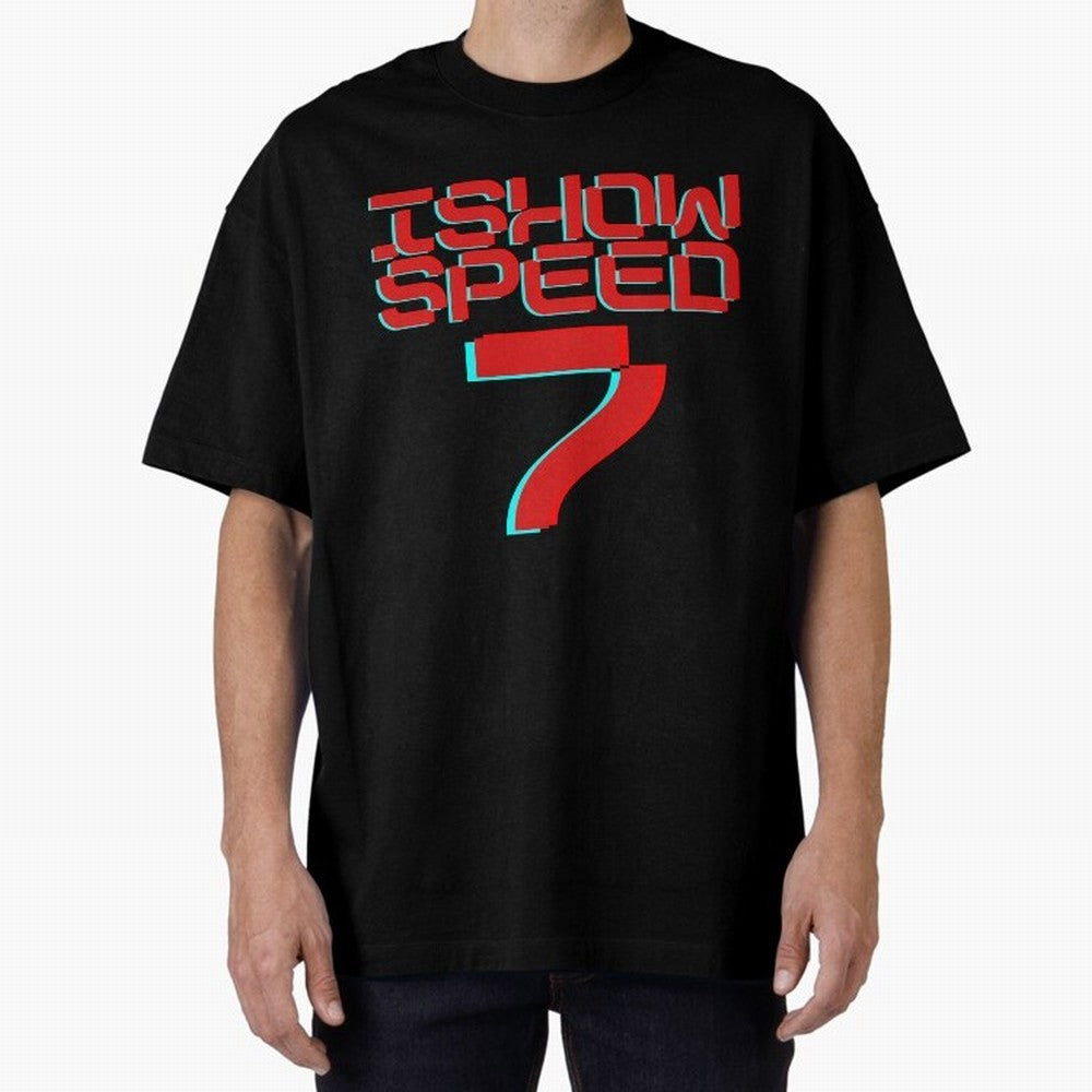 Ishowspeed Oversized T-Shirt Represent Match Day Hype around FIFA World Cup 2026, Haaland and Mbappe, England and Germany, Championship Spirit, Famous Goals, Roaring Crowds and International Football Unity; Ideal for Football Dads, Football Moms,