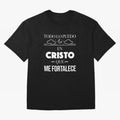 Mensajes Biblicos Espa?ol Todo Lo Puedo En Cristo Oversized T-Shirt Bring Trophy Dreams to FIFA World Cup 2026 Group Stage Spirit, Featuring England, France and Netherlands, CR7 and Messi, Football Passion, Legendary Performances, Festival Vibes