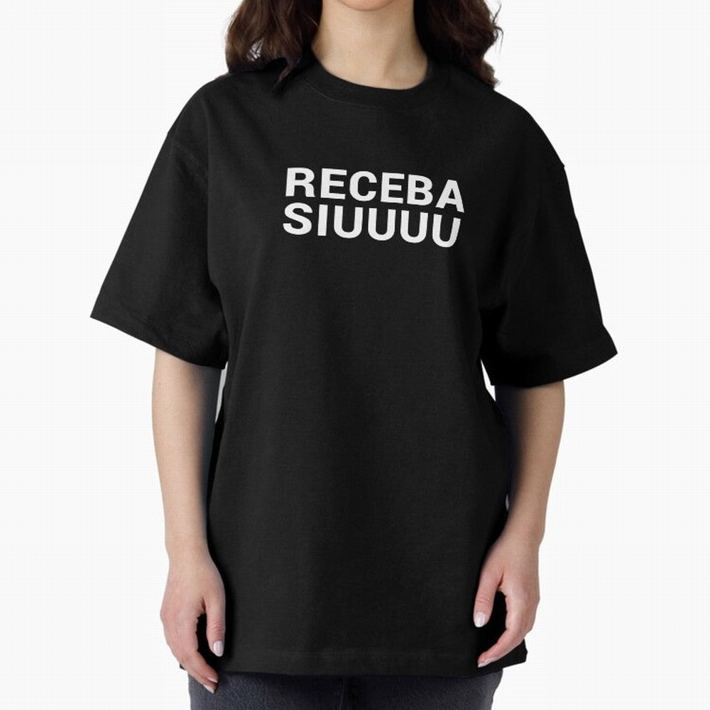 Receba siuuu Oversized T-Shirt Bring Legendary Rivalry Energy to Match Day Hype around FIFA World Cup 2026 USA Canada Mexico, Neymar, Haaland and Cristiano Ronaldo, Netherlands, Retro Football Energy, Iconic Rivalries, Trophy Chase Drama and
