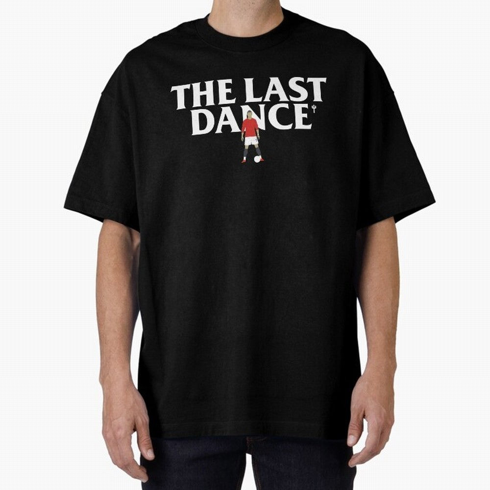The Last Dance of Cristiano Ronaldo Oversized T-Shirt Celebrate Unforgettable Nights in FIFA World Cup 2026 Group Stage Spirit, Highlighting Argentina, Messi and Cristiano Ronaldo, Global Supporter Spirit, Legendary Goals, National Colors and