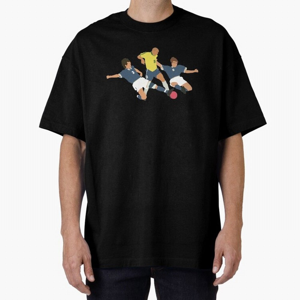 Ronaldo vs Maldini & Cannavaro Iconic Football Moment Oversized T-Shirt Showcase FIFA World Cup 2026 Group Stage Built around CR7 and Messi, Spain Energy, Goal Celebration Energy, Supporter Heritage, Football Icons and Worldwide Tournament Joy;