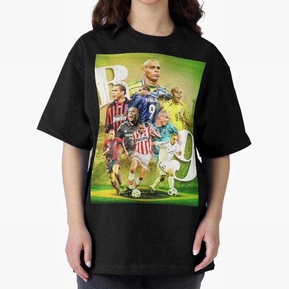 Wallpaper Ronaldo Nazario Brazil Oversized T-Shirt Make the Season About FIFA World Cup 2026 USA Canada Mexico Capturing CR7, France Energy, Football Festival Excitement, Trophy Ambitions, Country Rivalries and Star Player Buzz; Great for