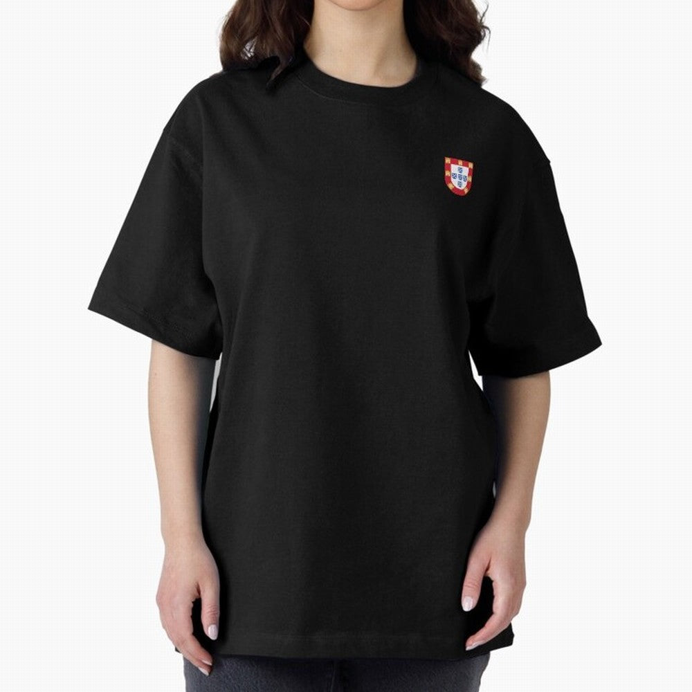 Portuguese Shield Oversized T-Shirt Show Fan Pride Across FIFA World Cup 2026 Group Stage Spirit, Driven by Argentina, Messi, Sports Nostalgia, International Competition, Famous Players and Unforgettable Victories; Perfect for Fans, Collectors,