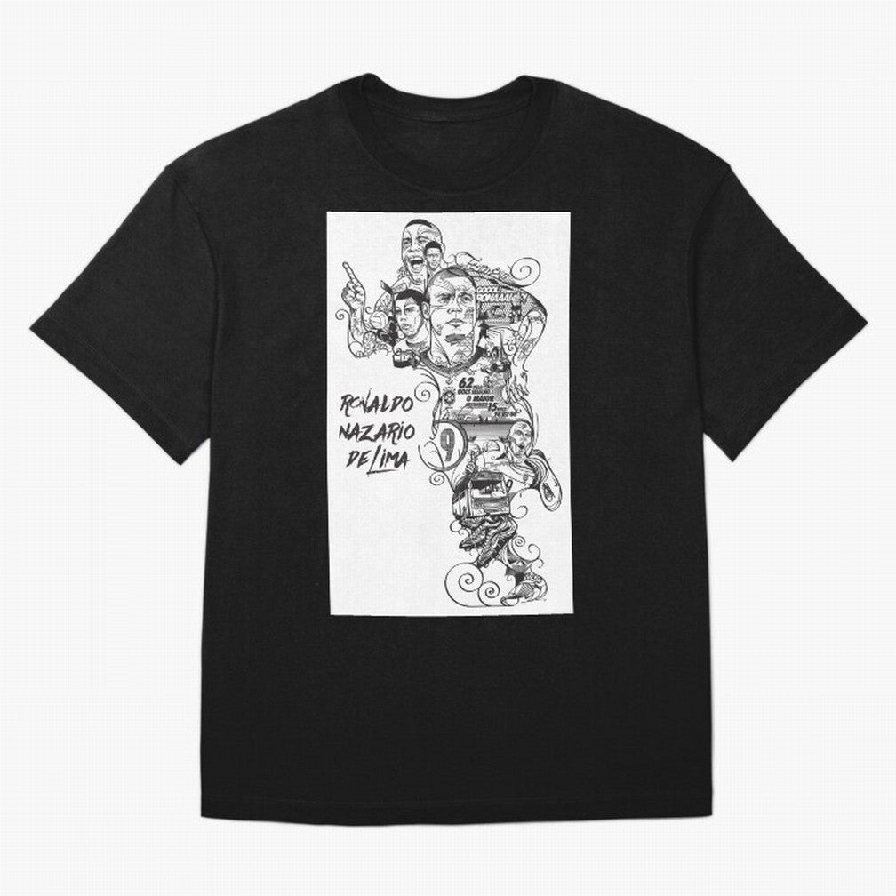 The R9 Era Oversized T-Shirt Show Fan Pride Across FIFA World Cup 2026 Group Stage Spirit, Made for Argentina and Brazil, Messi, CR7 and Mbappe, Sports Nostalgia, International Competition, Famous Players and Unforgettable Victories; Made for
