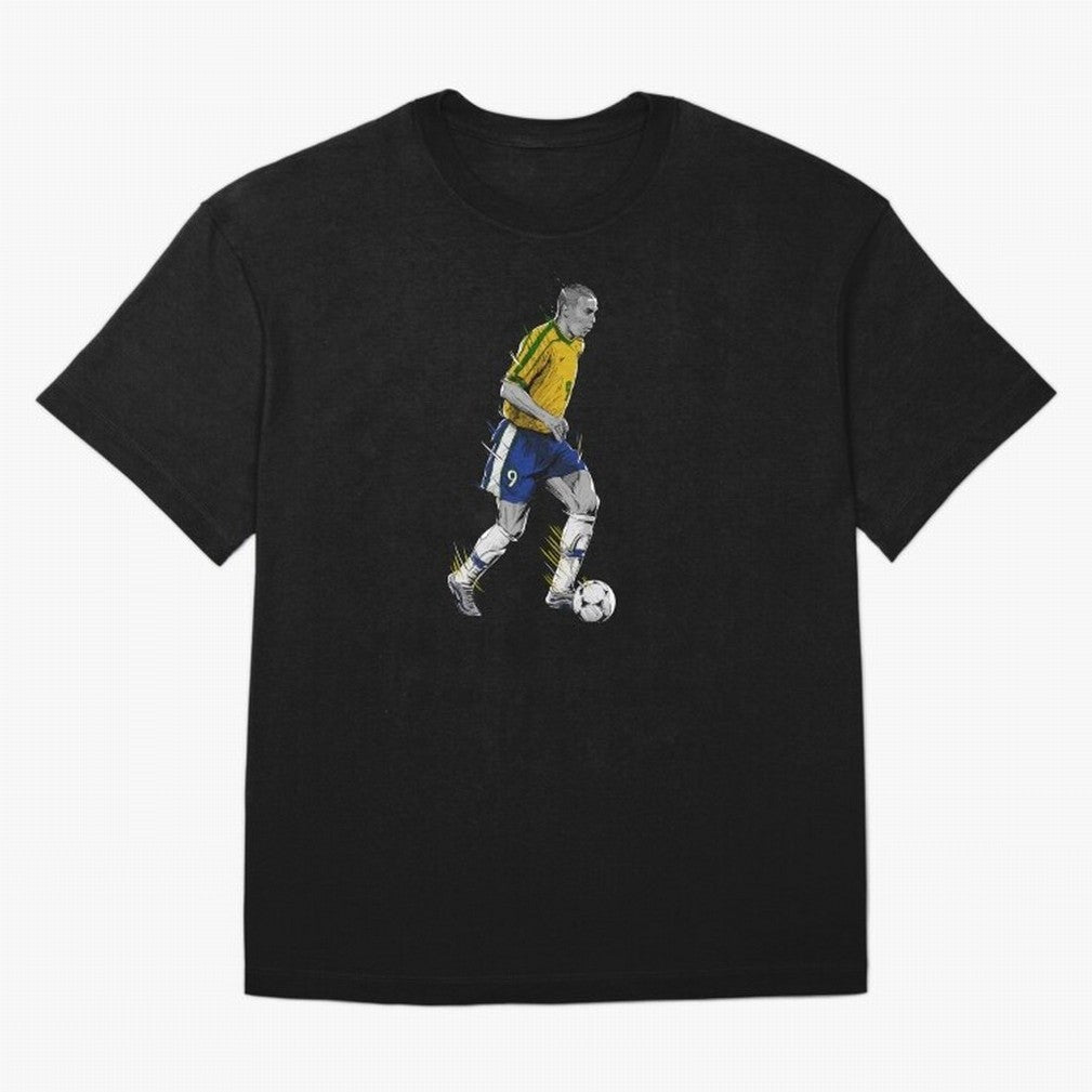 Ronaldo R9 Phenomenon Oversized T-Shirt Bring Trophy Dreams to FIFA World Cup 2026 Group Stage for Fans of Haaland and Mbappe and France, Bringing Stadium Memories, Football Loyalty, International Chants and Championship Tradition; Made for Die