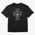 Portugal Oversized T-Shirt Show Up for the Glory of Global Football Passion for FIFA World Cup 2026 Group Stage, Built around CR7, Portugal, Retro Football Energy, Iconic Rivalries, Trophy Chase Drama and Stadium Atmosphere; Built for Supporters