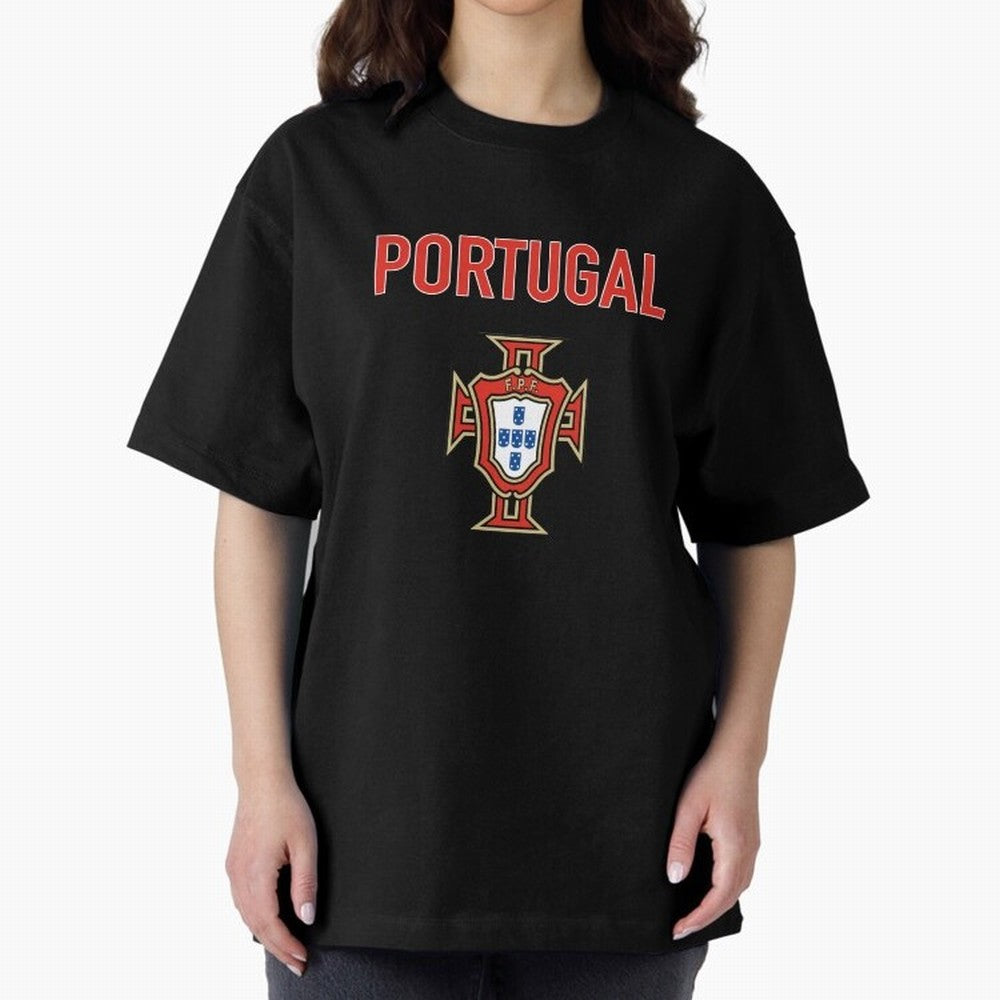 Portugal Oversized T-Shirt Bring International Match Energy to FIFA World Cup 2026 Filled with Cristiano Ronaldo, Haaland and CR7, Argentina Energy, Championship Spirit, Famous Goals, Roaring Crowds and International Football Unity; Great for Watch