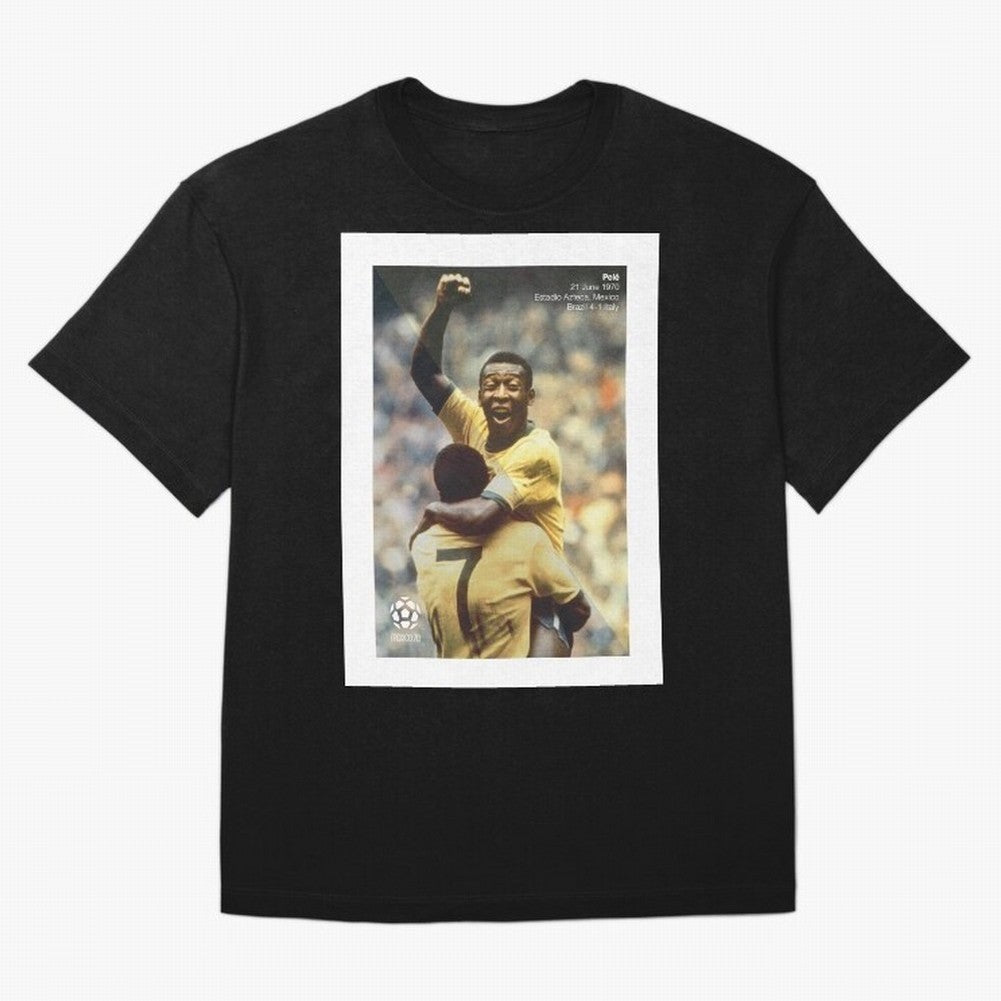 Pele Oversized T-Shirt Celebrate Classic Football Spirit in FIFA World Cup 2026 USA Canada Mexico Spirit, with Spain and Netherlands, Messi and Cristiano Ronaldo, Supporter Pride, Iconic Celebrations, Legendary Names and Global Match Day Energy;
