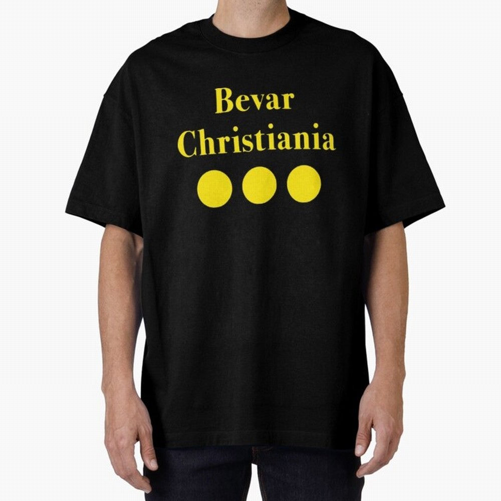 Bevar Christiania Oversized T-Shirt Unlock the FIFA World Cup 2026 Group Stage Journey through Haaland and Mbappe Highlights, England Pride, Football Passion, Legendary Performances, Festival Vibes and Supporter Community; Great for Watch Parties,
