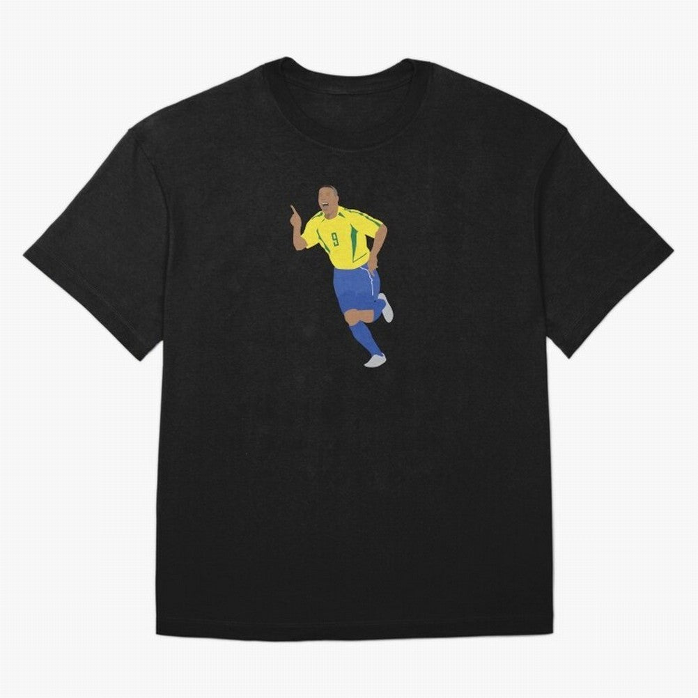 R9 Brazil - Ronaldo Oversized T-Shirt Honor the Beautiful Game during FIFA World Cup 2026 Group Stage Spirit, Inspired by Netherlands, CR7 and Messi, Football Festival Excitement, Trophy Ambitions, Country Rivalries and Star Player Buzz; Made for