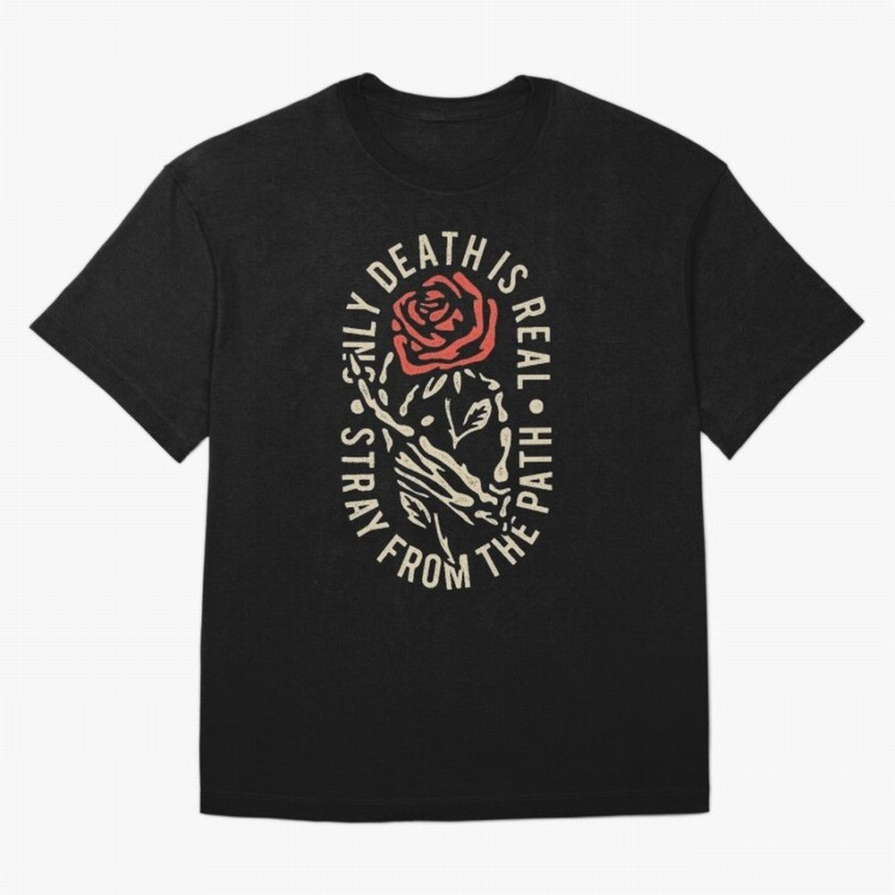 Stray from the path /only ddeath is real Oversized T-Shirt Celebrate Fan Culture around FIFA World Cup 2026 for Fans of Messi and Argentina, Bringing Championship Spirit, Famous Goals, Roaring Crowds and International Football Unity; Perfect for