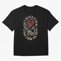 Stray from the path /only ddeath is real Oversized T-Shirt Celebrate Fan Culture around FIFA World Cup 2026 for Fans of Messi and Argentina, Bringing Championship Spirit, Famous Goals, Roaring Crowds and International Football Unity; Perfect for
