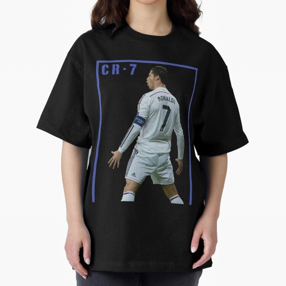 Ronaldo Christiano ronaldo Oversized T-Shirt Show Your Tournament Heart for Match Day Hype around FIFA World Cup 2026, Messi, Germany, Fan Favorite Moments, National Team Passion, Big Match Drama and Soccer History; Ideal for Passionate Fans Who