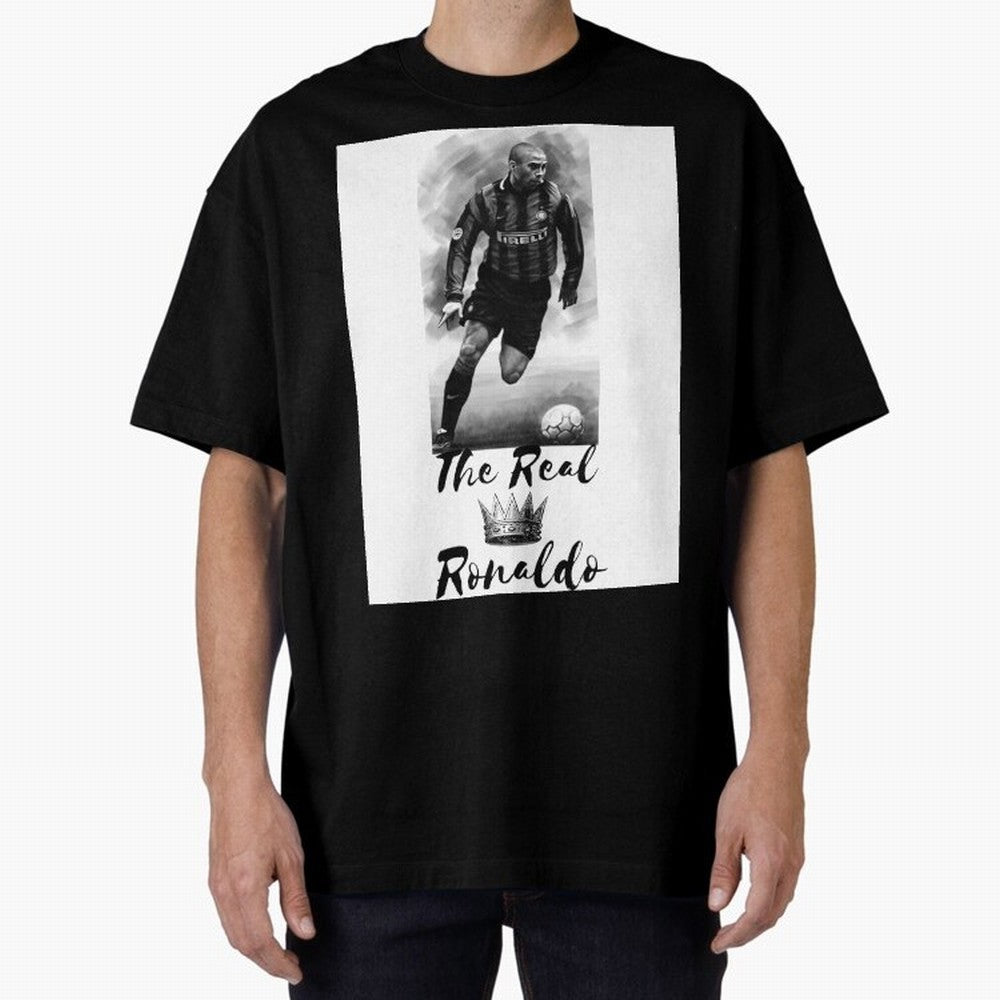 The Real Ronaldo Oversized T-Shirt Make Memories around FIFA World Cup 2026 USA Canada Mexico Spirit, Celebrating England, Messi, Neymar and Mbappe, Football Passion, Legendary Performances, Festival Vibes and Supporter Community; Ideal for
