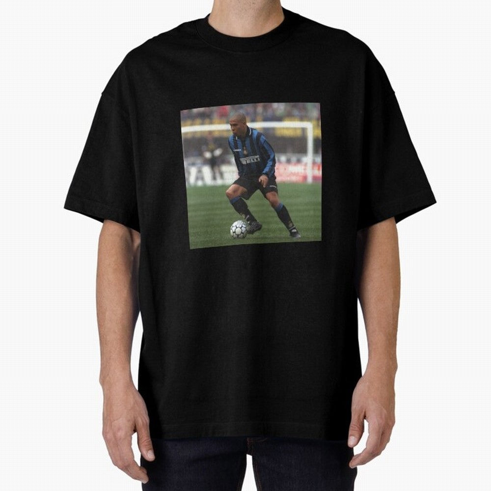 R9 Oversized T-Shirt Support FIFA World Cup 2026 USA Canada Mexico Spirit, Filled with France and Portugal, CR7, Global Supporter Spirit, Legendary Goals, National Colors and Tournament Celebration; Perfect for Supporters Who Want Bold Football