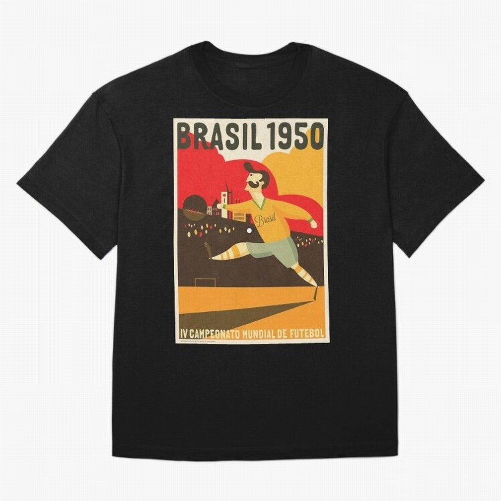 Brasil 1950 World Cup Oversized T-Shirt Show Support during FIFA World Cup 2026 USA Canada Mexico Built around Cristiano Ronaldo, Haaland and CR7, Spain Energy, Champion Mindset, Group Stage Buzz, Knockout Tension and Passionate Fan Culture;