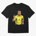 Ronaldo Fen?meno Oversized T-Shirt Stand with FIFA World Cup 2026 Group Stage for Fans of Messi, Neymar and Mbappe and Brazil, Bringing Supporter Pride, Iconic Celebrations, Legendary Names and Global Match Day Energy; Made for Collectors Who Enjoy