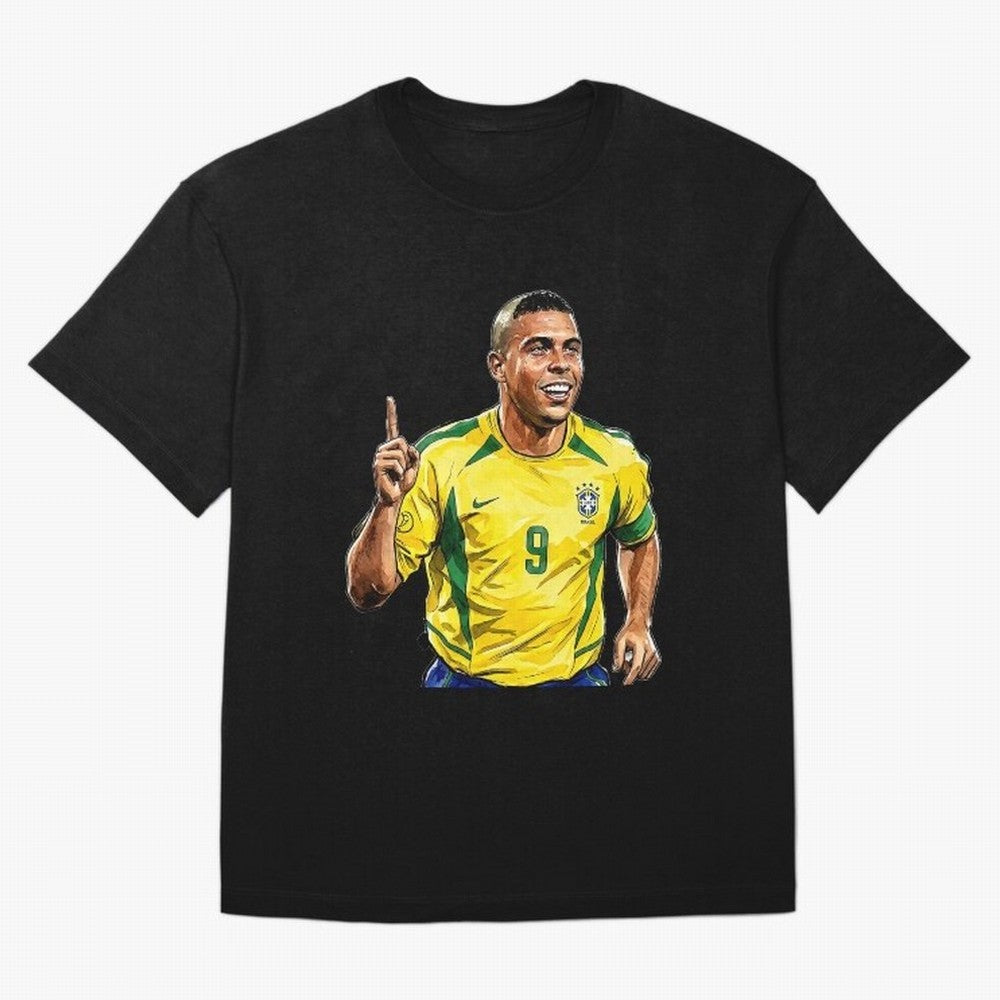 Ronaldo Fen?meno Oversized T-Shirt Stand with FIFA World Cup 2026 Group Stage for Fans of Messi, Neymar and Mbappe and Brazil, Bringing Supporter Pride, Iconic Celebrations, Legendary Names and Global Match Day Energy; Made for Collectors Who Enjoy