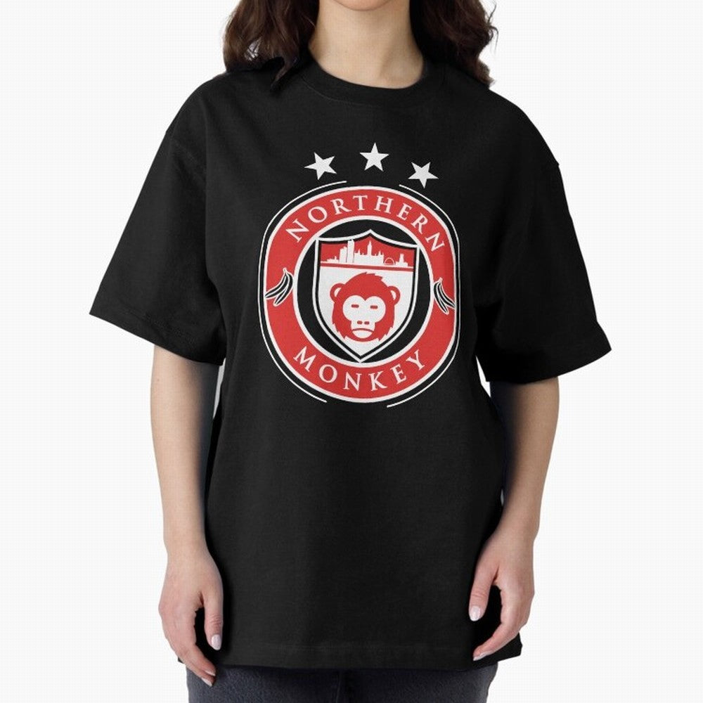 Northern Monkey United Oversized T-Shirt Honor the Beautiful Game during Match Day Hype around FIFA World Cup 2026 USA Canada Mexico, CR7, England and Germany, Soccer Culture, Superstar Moments, National Team Dreams and Competitive Fire; Great for