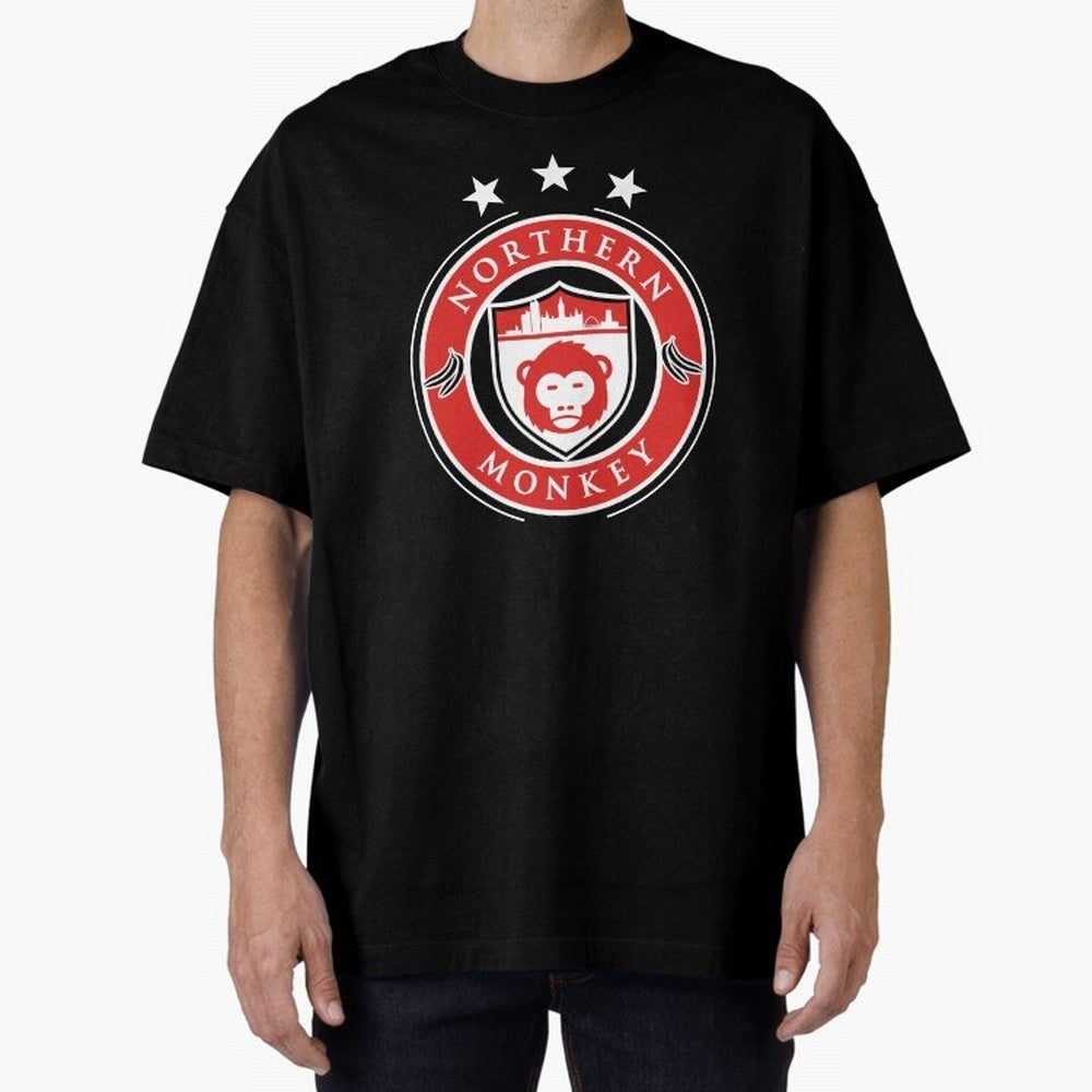 Northern Monkey United Oversized T-Shirt Honor the Beautiful Game during Match Day Hype around FIFA World Cup 2026 USA Canada Mexico, CR7, England and Germany, Soccer Culture, Superstar Moments, National Team Dreams and Competitive Fire; Great for