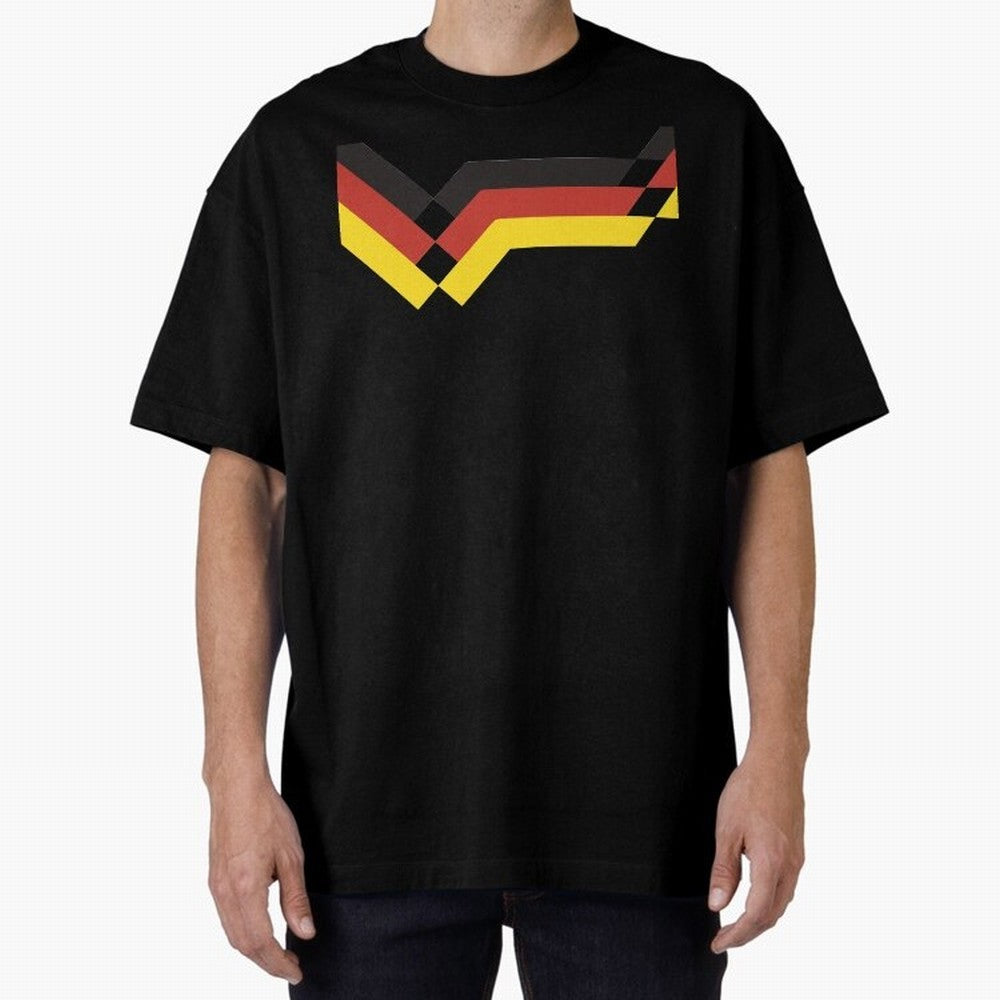 Germany Oversized T-Shirt Keep the Match Day Mood of Global Football Passion for FIFA World Cup 2026 Group Stage, Capturing Messi, Portugal, Spain and Germany, Goal Celebration Energy, Supporter Heritage, Football Icons and Worldwide Tournament