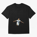 Ronaldo pop art Oversized T-Shirt Relive Match Day Hype around FIFA World Cup 2026 USA Canada Mexico, Mbappe and Neymar, Spain, Goal Celebration Energy, Supporter Heritage, Football Icons and Worldwide Tournament Joy; Created for Match Day Parties,